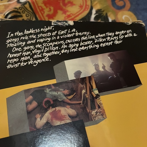 Rare horror action 1987 vhs - Picture 5 of 7